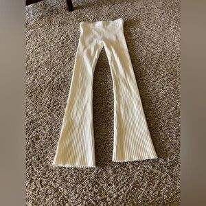 Stylish Cream Flared Bottoms